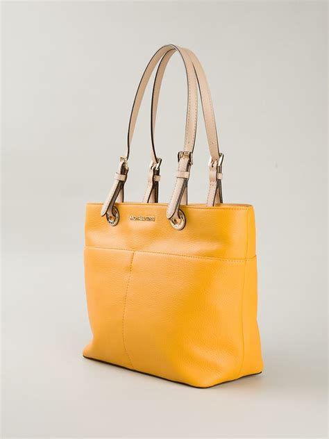 yellow michael kors tote|Michael Kors beige tote.